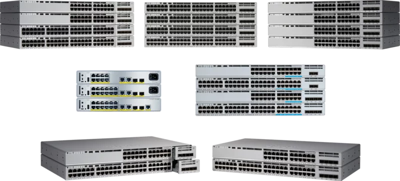 Switch Cisco Catalyst Capa2 Capa3 modelos C9200 y C9200L 24 y 48 puertos